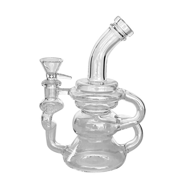 6 inch Clear Recycler Glass Recycler AT-59