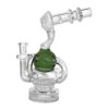 9 inch Four Chamber Recycler AT-68 Green