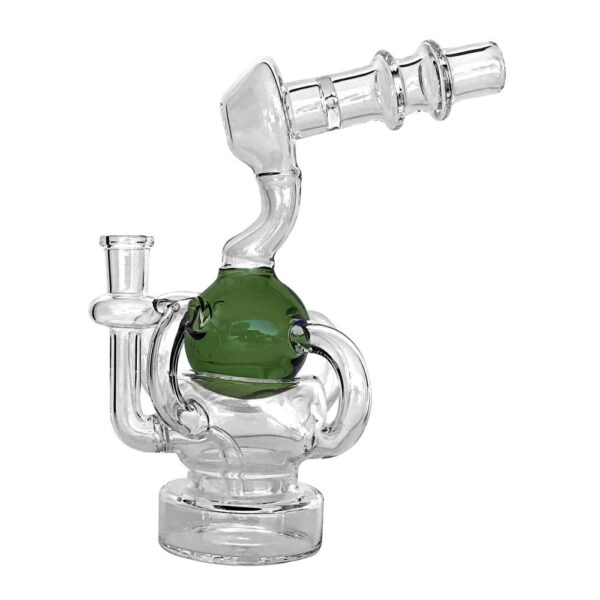 9 inch Four Chamber Recycler AT-68 Green