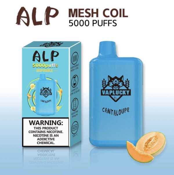 ALP Mesh Coil 5000 Puffs - Disposable - Cantaloupe