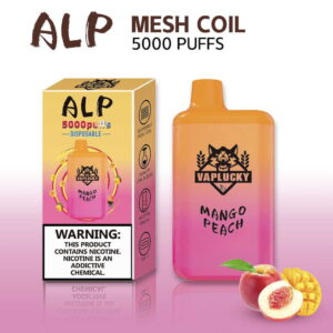 ALP Mesh Coil 5000 Puffs - Disposable - Mango Peach