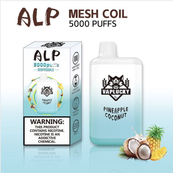 ALP Mesh Coil 5000 Puffs - Disposable - Pineapple Coconut