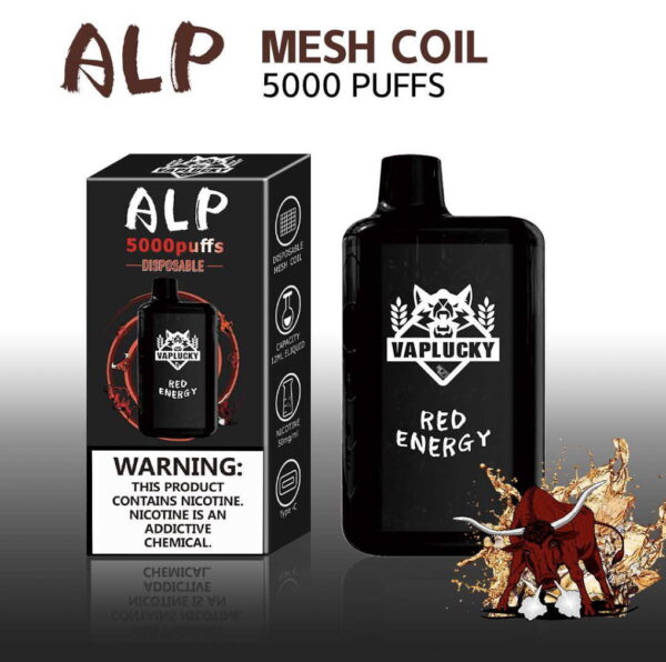 ALP Mesh Coil 5000 Puffs - Disposable - Red Energy