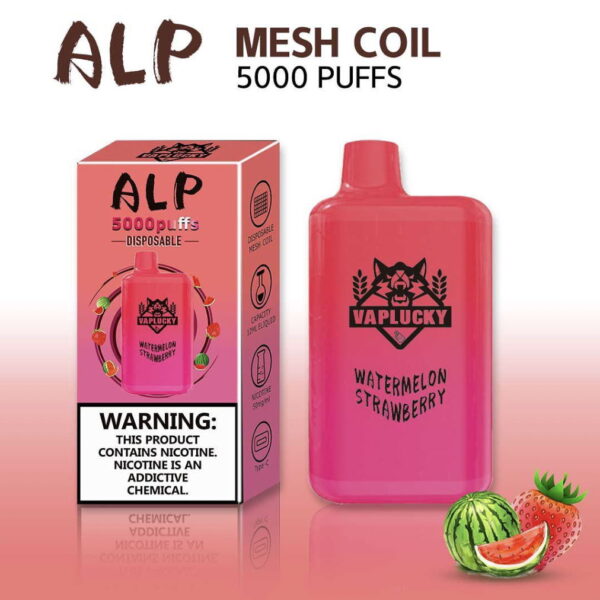 ALP Mesh Coil 5000 Puffs - Disposable -Watermelon Strawberry