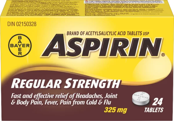 Aspirin Regular Strength Tablets 24 Ct - HTH001