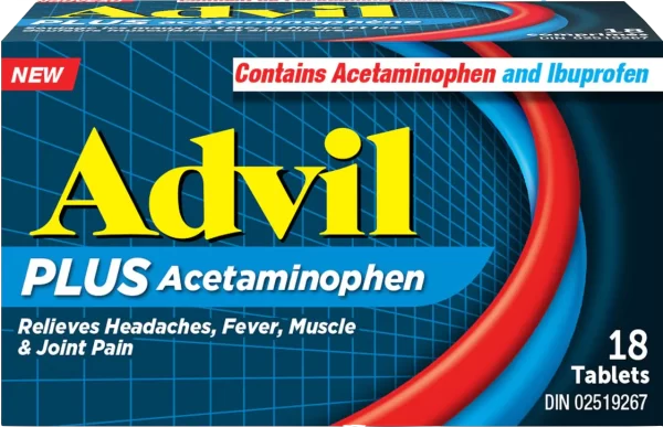 Advil Plus Acetaminophen Tablets 18 Ct - HTH002