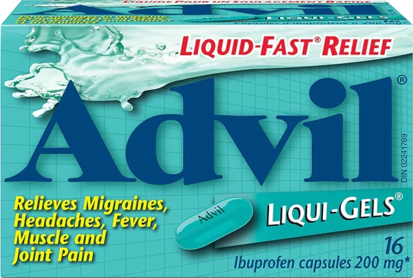 Advil Liqui-Gels Ibuprofen Capsules 200mg 16ct - HTH003