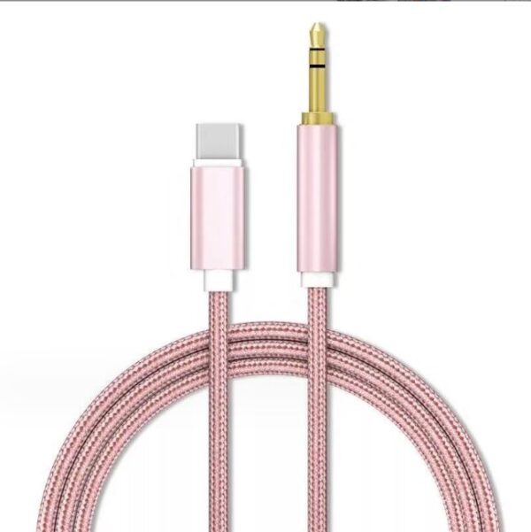 Braided Lightening to 3.5mm Aux Cable - CA013