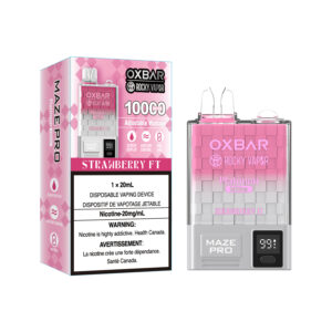 Oxbar - Rocky Vapor - Maze Pro - Platinum Edition - 10000 Puffs - Strawberry FT - Pack of 5