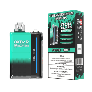 Oxbar - Rocky Vapor - M20K- 20000 Puffs - Fresh Mint- Pack of 5