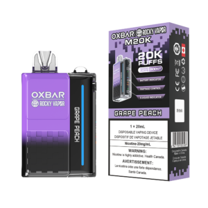 Oxbar - Rocky Vapor - M20K- 20000 Puffs - Grape Peach- Pack of 5