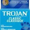 Trojan Classic Lubricated Latex Condoms 3ct