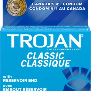 Trojan Classic Lubricated Latex Condoms 3ct